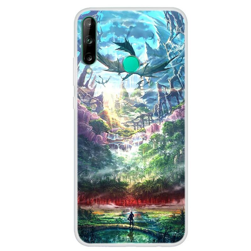 Capa Para Huawei P40 Lite E Natureza Paradisíaca