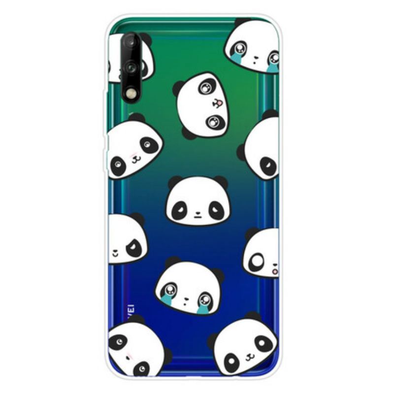 Capa Para Huawei P40 Lite E Pandas Sentimentais