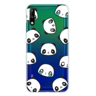 Capa Para Huawei P40 Lite E Pandas Sentimentais