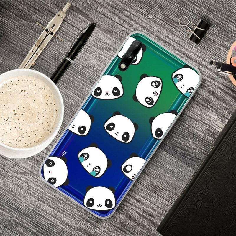 Capa Para Huawei P40 Lite E Pandas Sentimentais