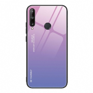 Capa Para Huawei P40 Lite E Vidro Temperado Seja Você Mesmo