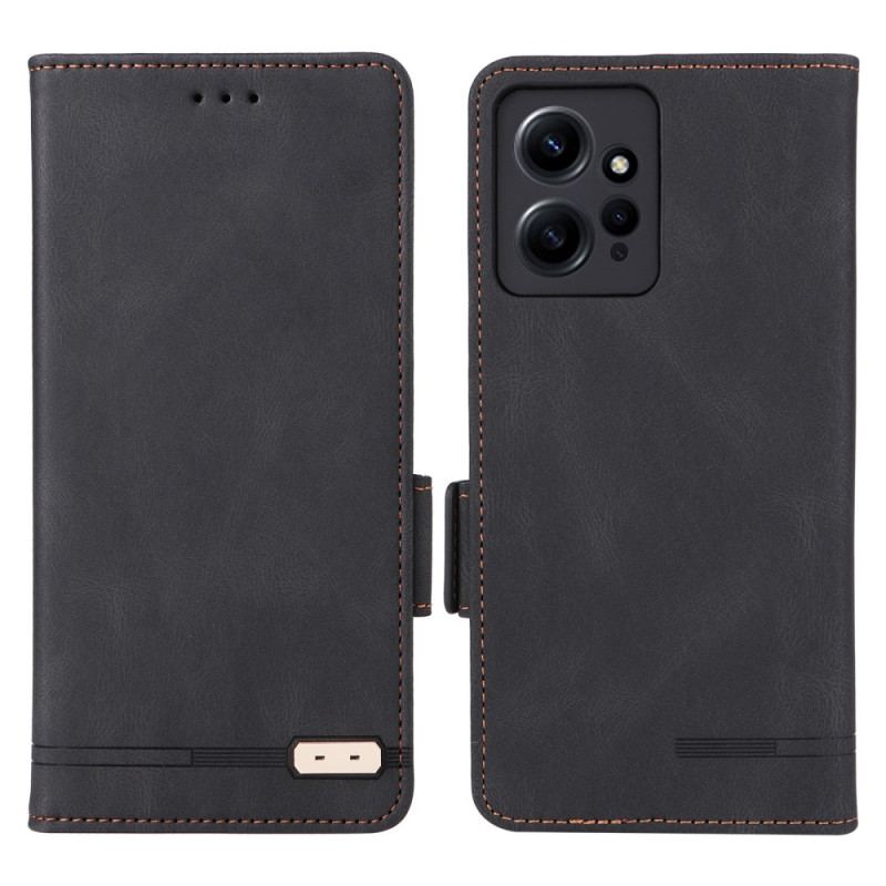 Capa De Celular Para Xiaomi Redmi Note 12 4G Flip Clássico Vintage