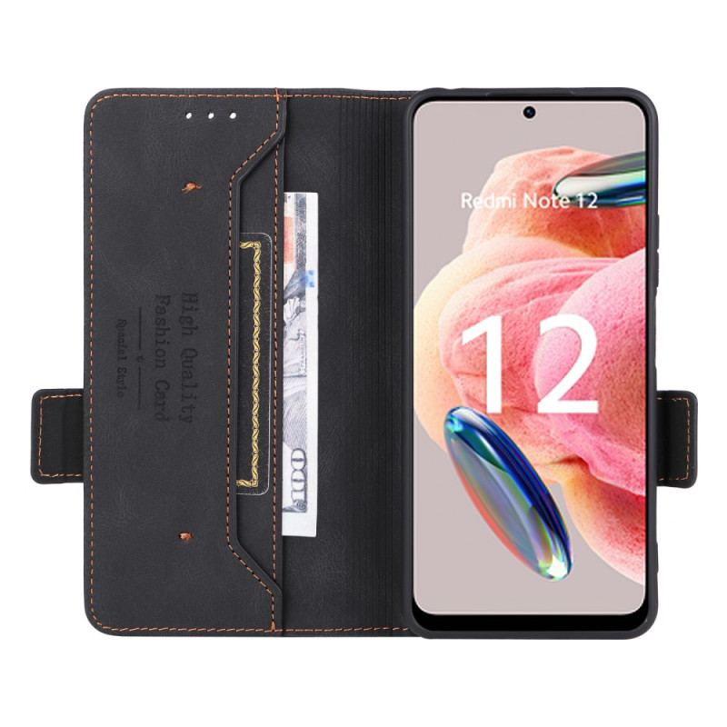 Capa De Celular Para Xiaomi Redmi Note 12 4G Flip Clássico Vintage