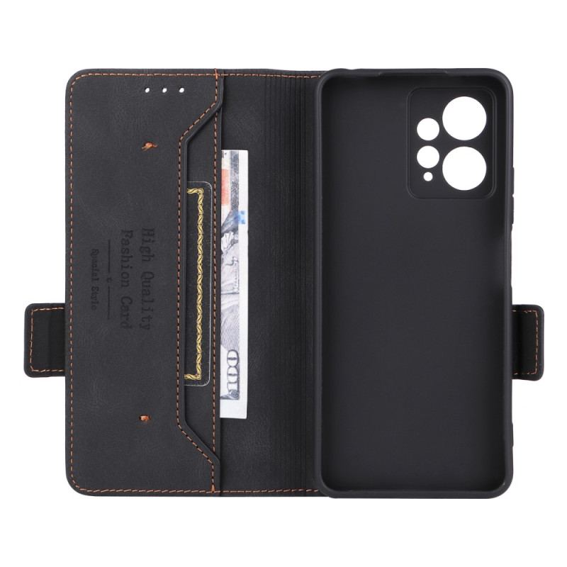 Capa De Celular Para Xiaomi Redmi Note 12 4G Flip Clássico Vintage