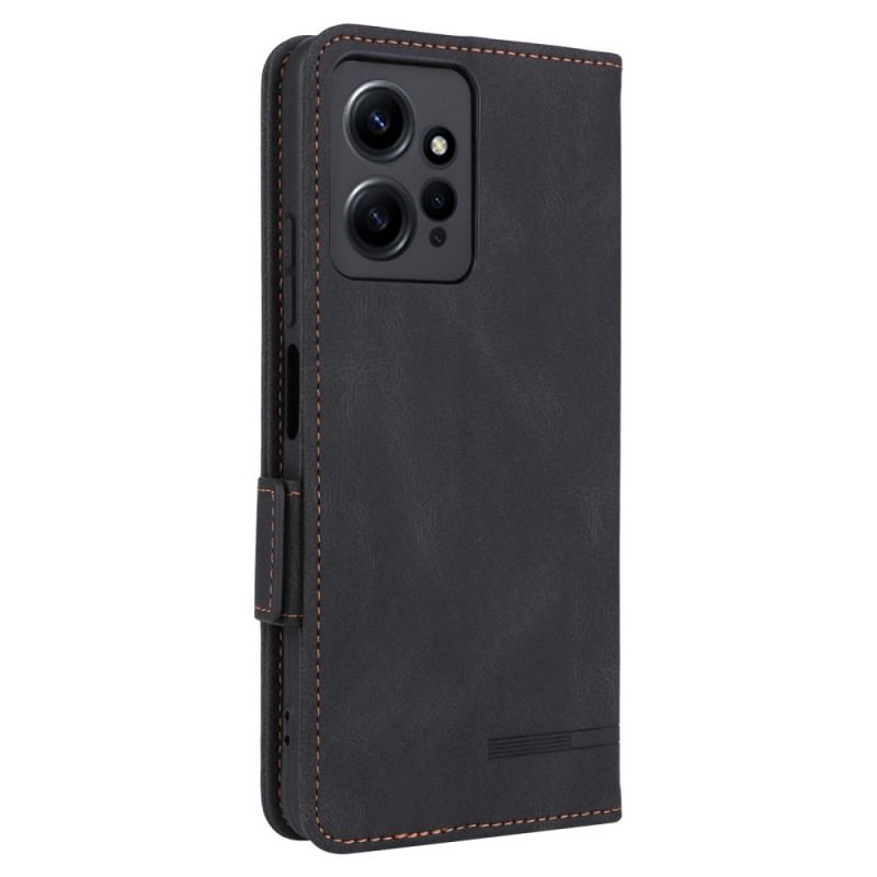 Capa De Celular Para Xiaomi Redmi Note 12 4G Flip Clássico Vintage