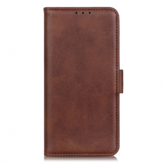 Capa De Celular Para Xiaomi Redmi Note 12 4G Flip Couro Rachado Elegância