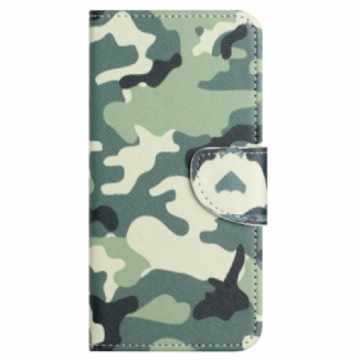 Capa De Couro Para Xiaomi Redmi Note 12 4G Camuflar