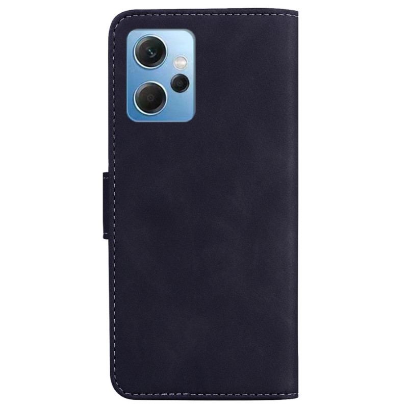 Capa De Couro Para Xiaomi Redmi Note 12 4G Desenho De Borboleta