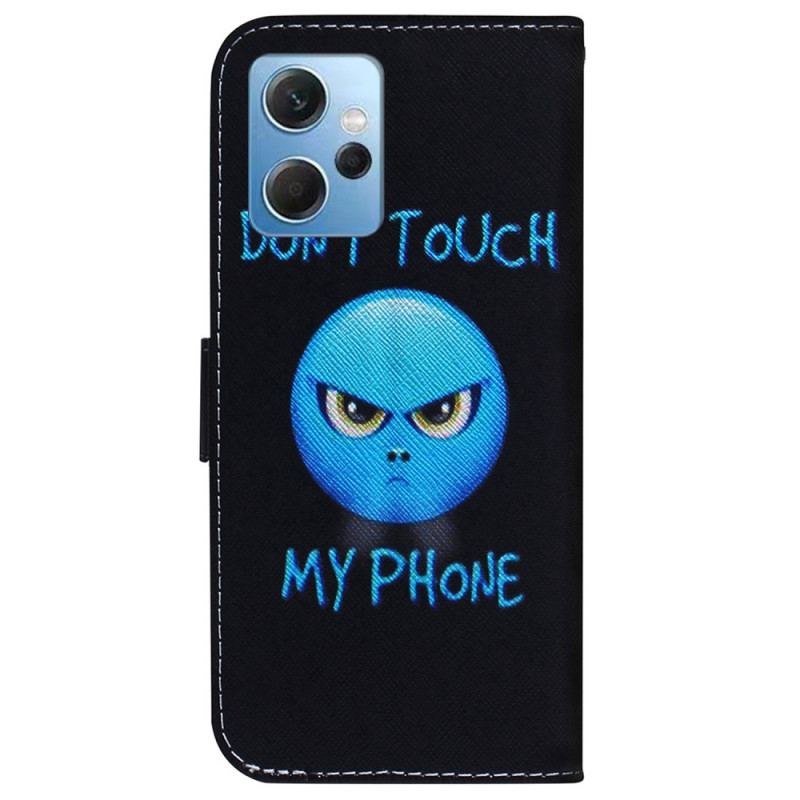 Capa De Couro Para Xiaomi Redmi Note 12 4G Emoji Telefone