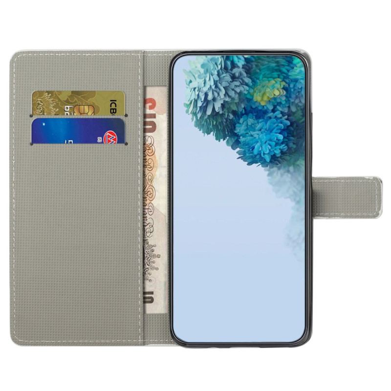 Capa De Couro Para Xiaomi Redmi Note 12 4G Eu Amo Paris