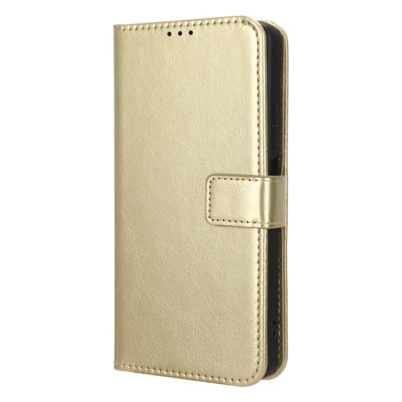 Capa De Couro Para Xiaomi Redmi Note 12 4G Couro Falso Chamativo