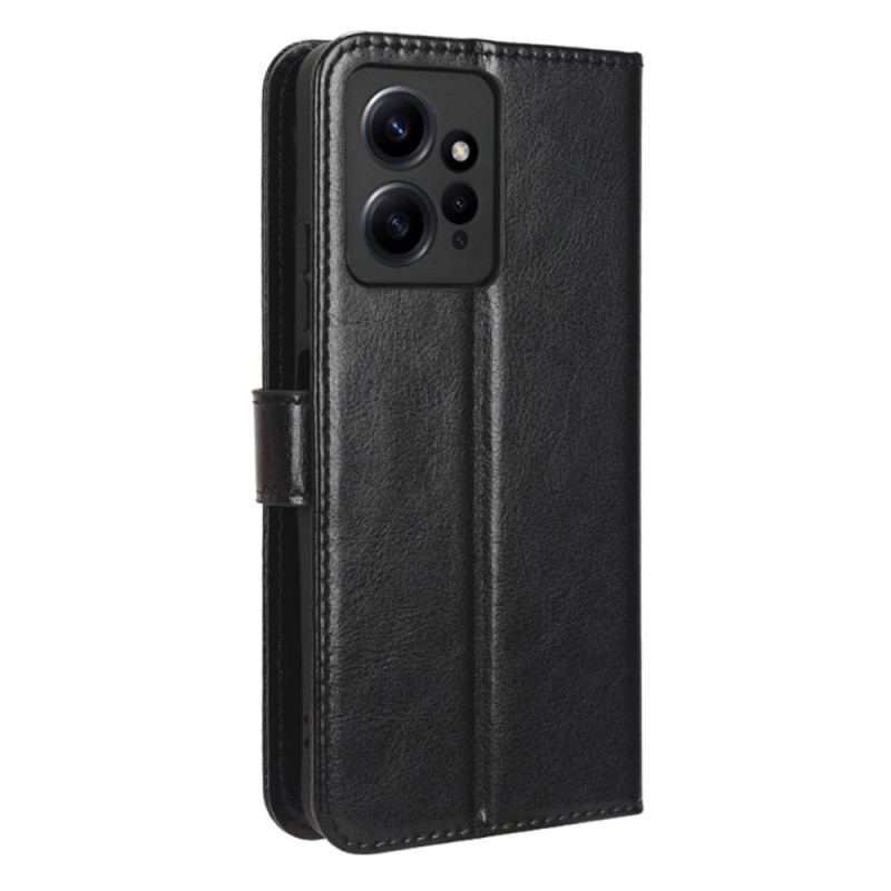 Capa De Couro Para Xiaomi Redmi Note 12 4G Couro Falso Chamativo