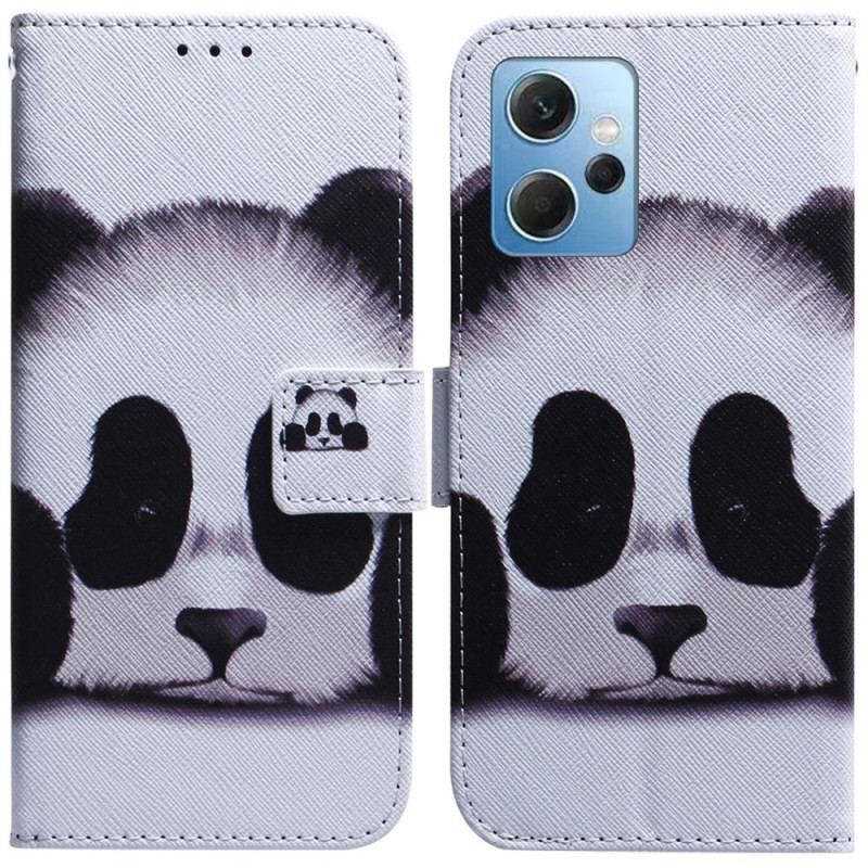 Capa Em Pele Para Xiaomi Redmi Note 12 4G Panda