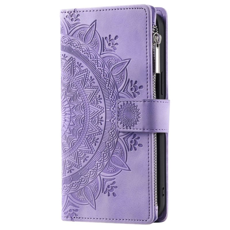 Capa Flip Para Xiaomi Redmi Note 12 4G Com Bolsa Mandala