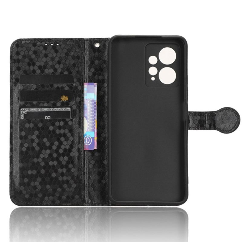 Capa Flip Para Xiaomi Redmi Note 12 4G De Cordão Design Strappy 3d