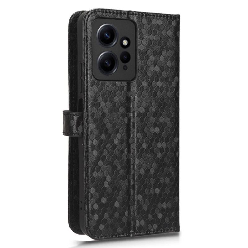 Capa Flip Para Xiaomi Redmi Note 12 4G De Cordão Design Strappy 3d