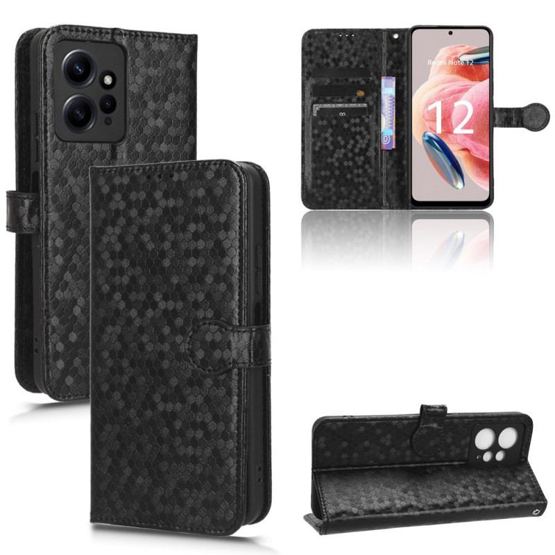 Capa Flip Para Xiaomi Redmi Note 12 4G De Cordão Design Strappy 3d