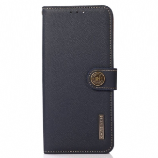 Capa Flip Para Xiaomi Redmi Note 12 4G Couro Genuíno Khazneh Rfid