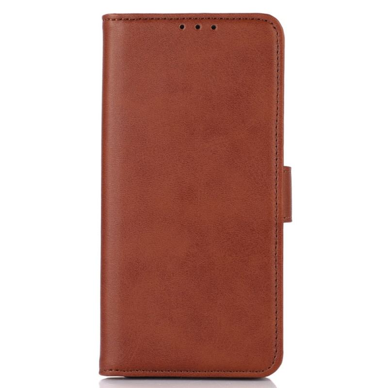 Capa Flip Para Xiaomi Redmi Note 12 4G Efeito Couro