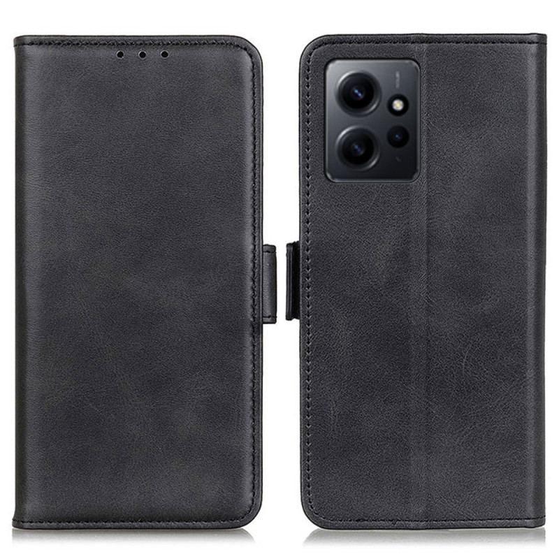 Capa Flip Para Xiaomi Redmi Note 12 4G Fecho Duplo