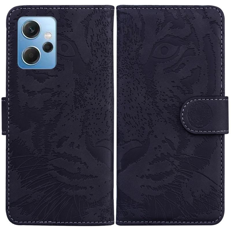 Capa Flip Para Xiaomi Redmi Note 12 4G Pegada De Tigre