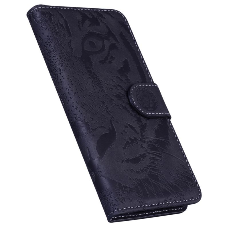 Capa Flip Para Xiaomi Redmi Note 12 4G Pegada De Tigre