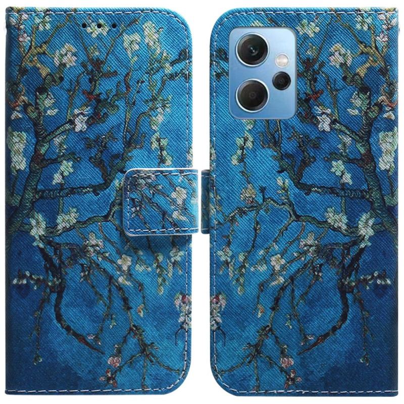 Capa Flip Para Xiaomi Redmi Note 12 4G Ramos Floridos