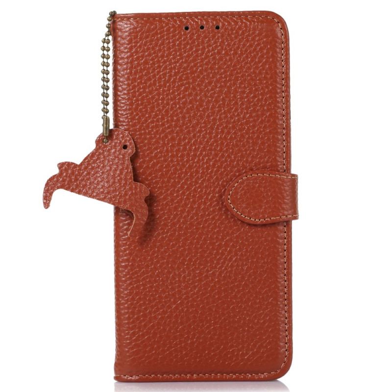 Capa Flip Para Xiaomi Redmi Note 12 4G Rfid De Couro Genuíno