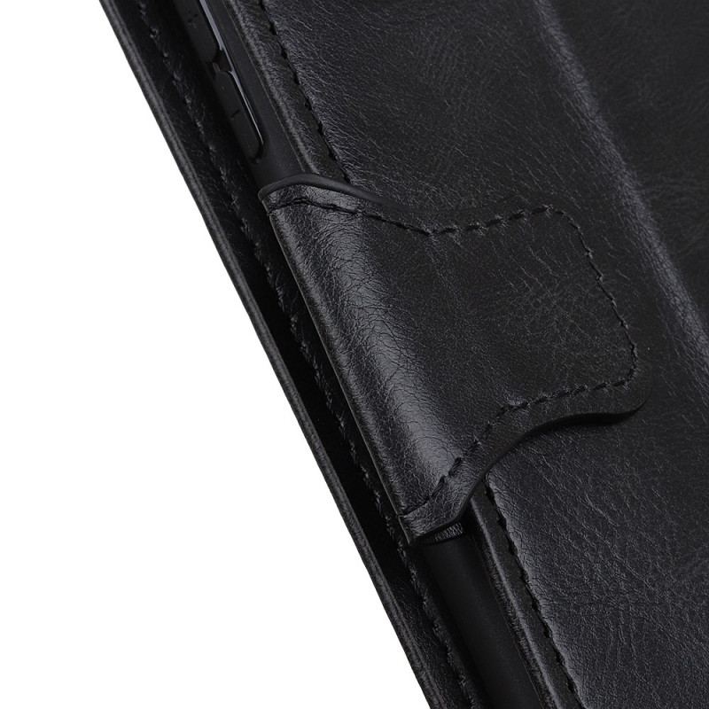 Capa Folio Para Xiaomi Redmi Note 12 4G Fecho De Couro Estilo Reversível