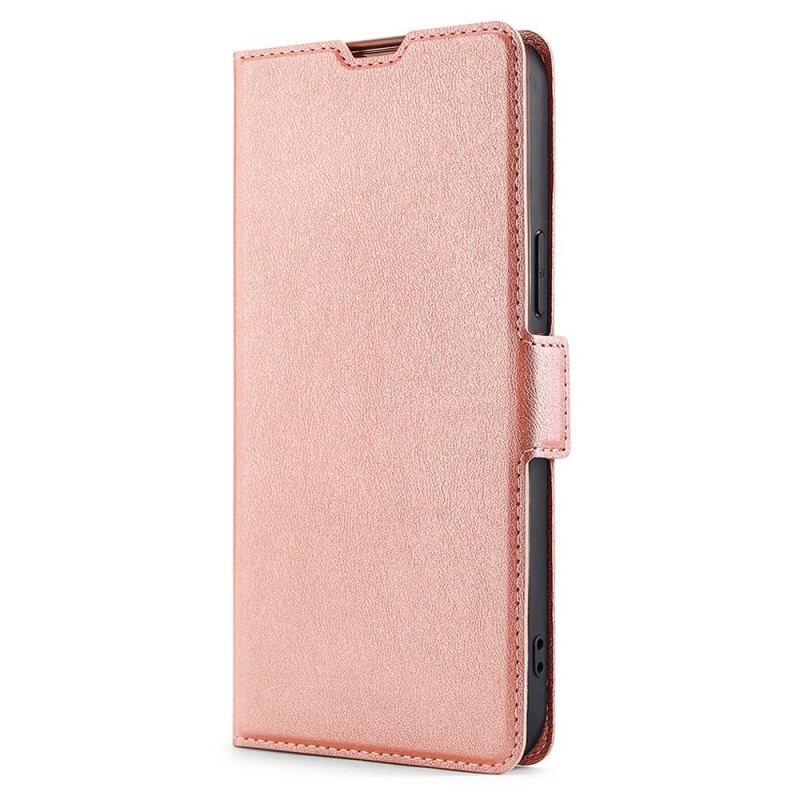 Capa De Celular Para Realme 9i Flip Couro Falso Ultrafino