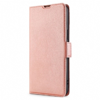 Capa De Celular Para Realme 9i Flip Couro Falso Ultrafino