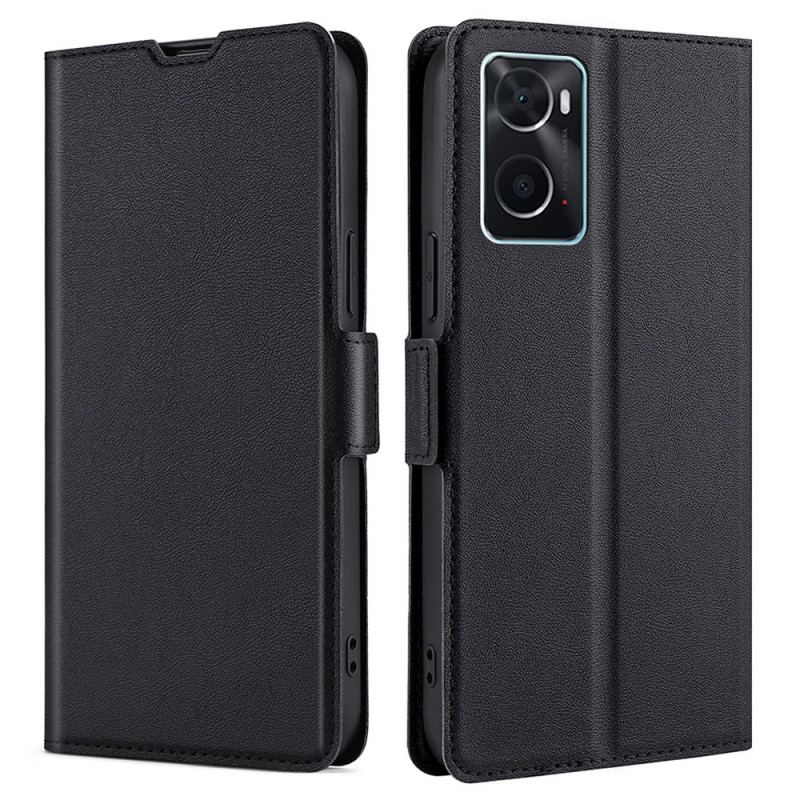 Capa De Celular Para Realme 9i Flip Couro Falso Ultrafino