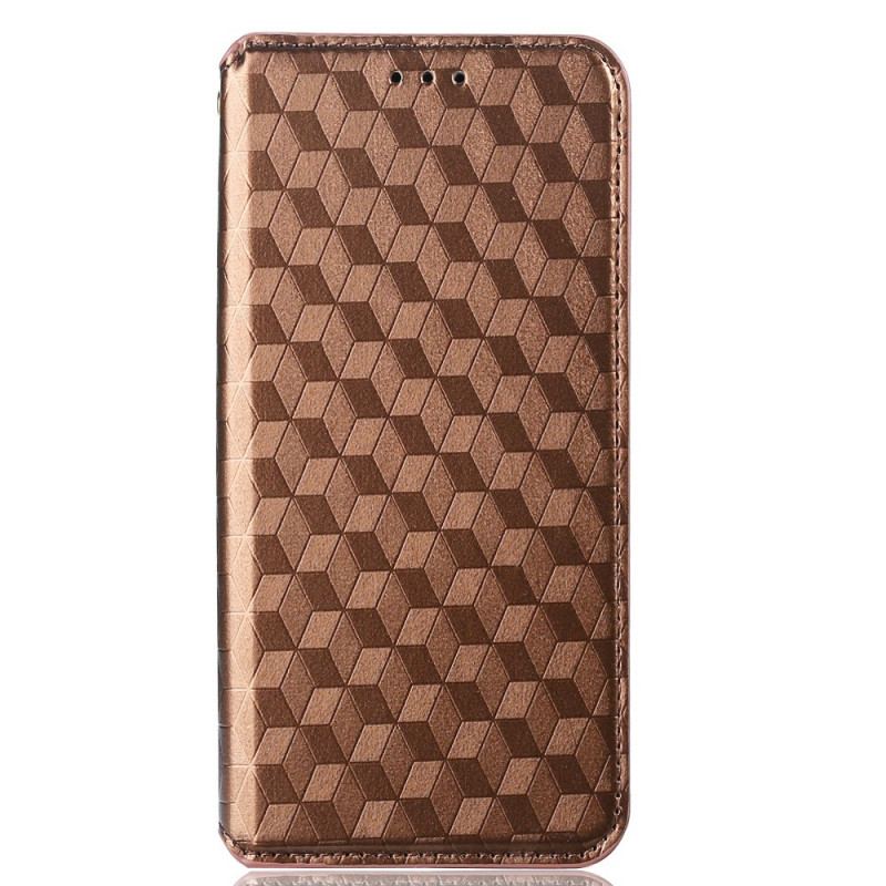 Capa De Celular Para Realme 9i Flip Impressão De Cubo 3d