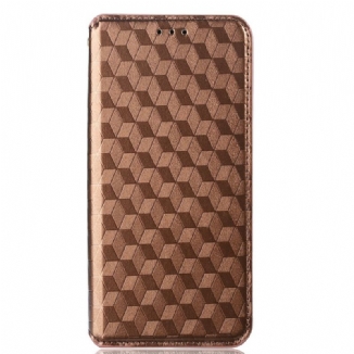 Capa De Celular Para Realme 9i Flip Impressão De Cubo 3d