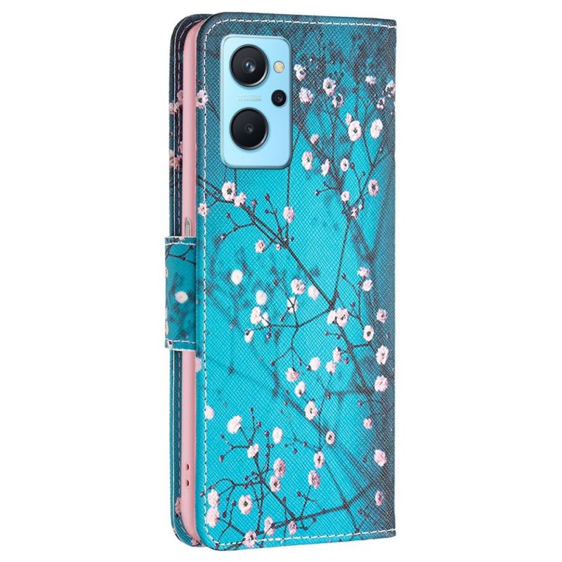 Capa Flip Para Realme 9i Árvore Colorida