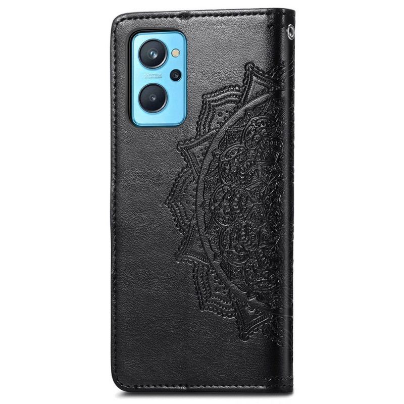 Capa Flip Para Realme 9i Mandala Medieval