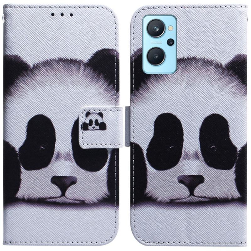 Capa Flip Para Realme 9i Panda