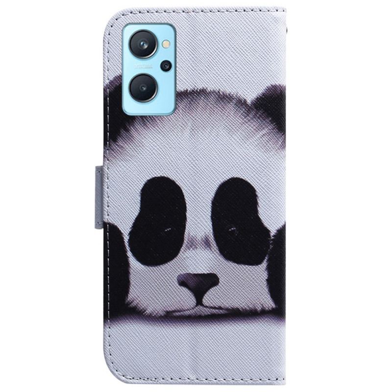 Capa Flip Para Realme 9i Panda