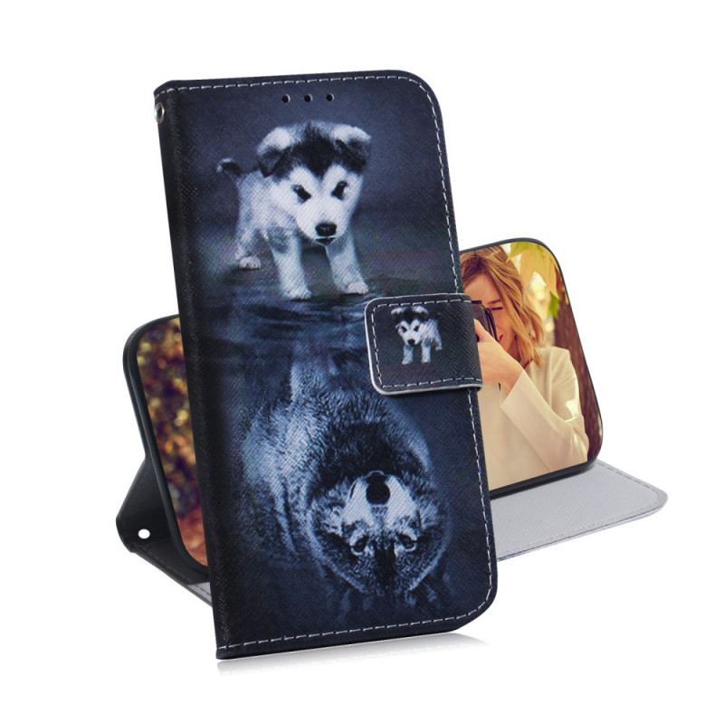 Capa Flip Para Realme 9i Sonho De Cachorrinho