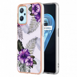 Capa Para Realme 9i Mini Flores Roxas