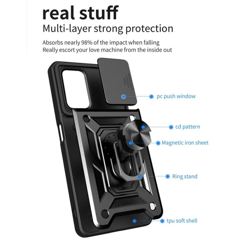 Capa Para Realme 9i Capa Proteção Com Suporte De Anel E Proteção De Lente