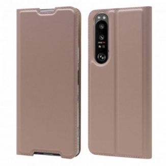 Capa De Celular Para Sony Xperia 1 III Flip Fecho Magnético