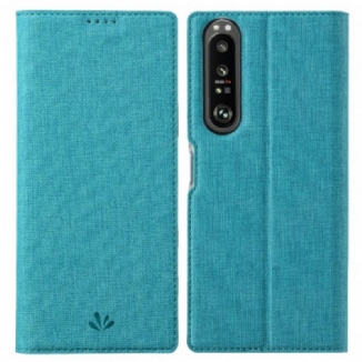 Capa De Celular Para Sony Xperia 1 III Flip Vili Dmx Texturizado