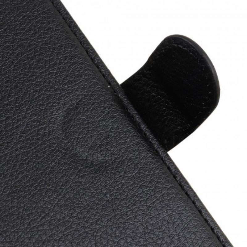 Capa Flip Para Sony Xperia 1 III Couro Sintético De Lichia