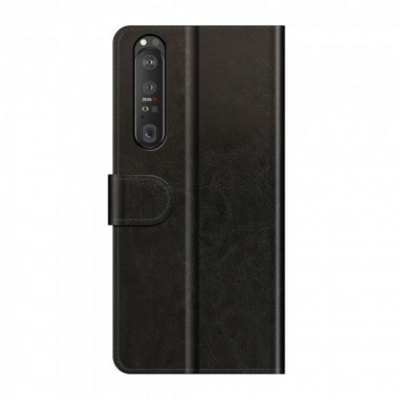 Capa Flip Para Sony Xperia 1 III Couro Ultra Sintético