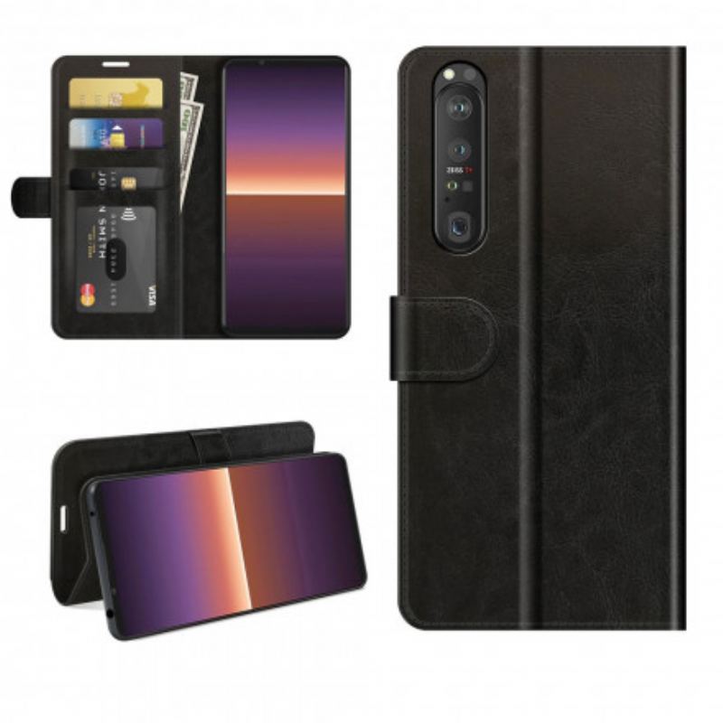 Capa Flip Para Sony Xperia 1 III Couro Ultra Sintético