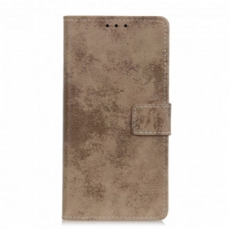 Capa Flip Para Sony Xperia 1 III Efeito Couro Vintage