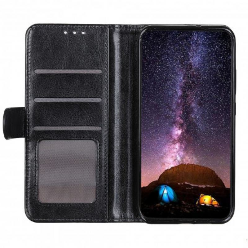 Capa Flip Para Sony Xperia 1 III Refinamento De Couro Sintético