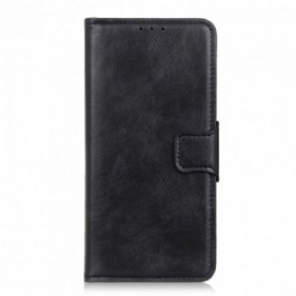 Capa Folio Para Sony Xperia 1 III Fecho Reversível Efeito Couro