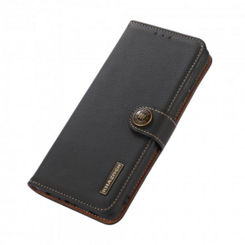 Capa Folio Para Sony Xperia 1 III Imitação De Couro Khazneh Rfid